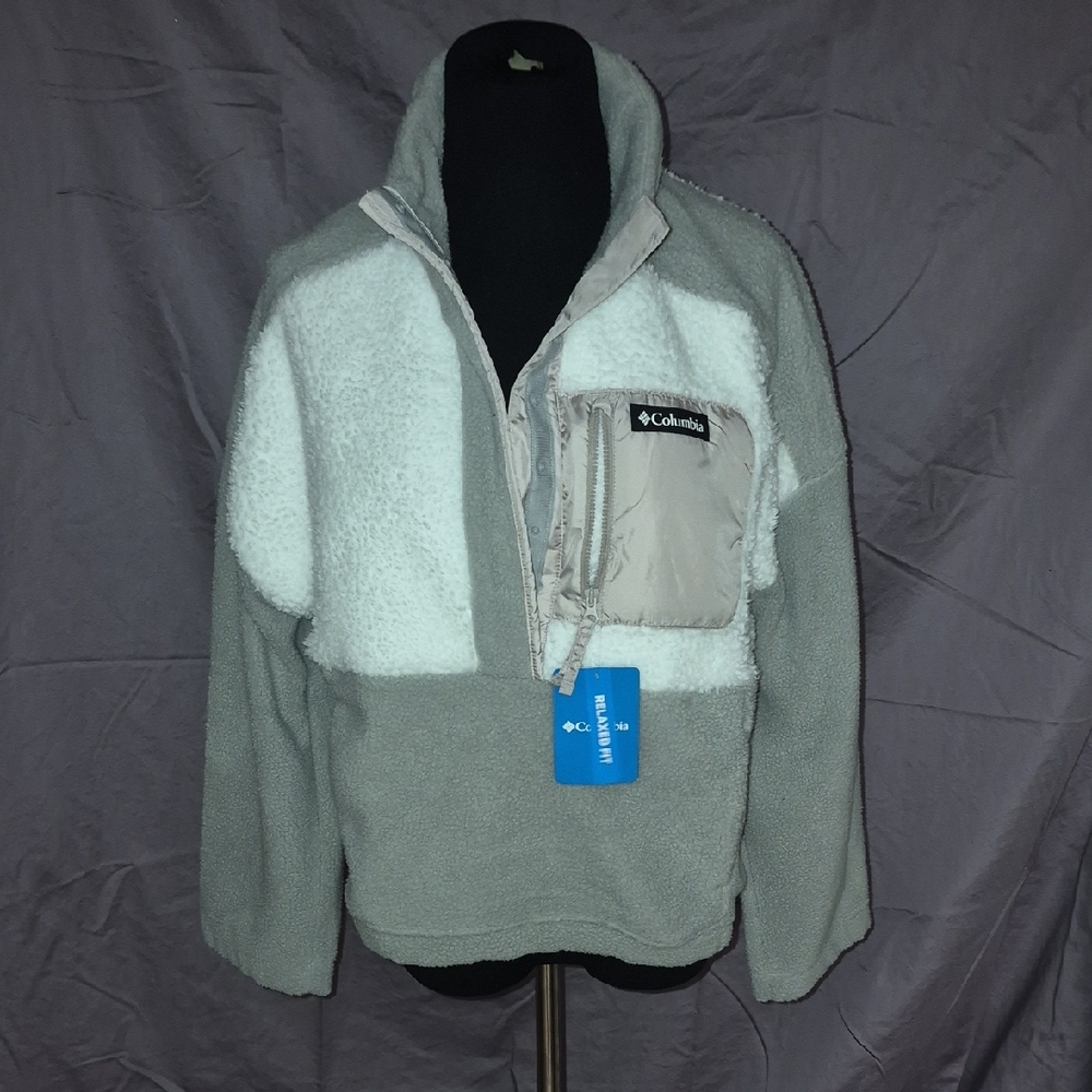 Columbia Kids Puffer Jacket - Gray and White